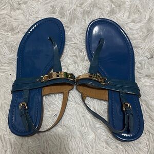 Blue and Gold Women's Sandals Coach 7